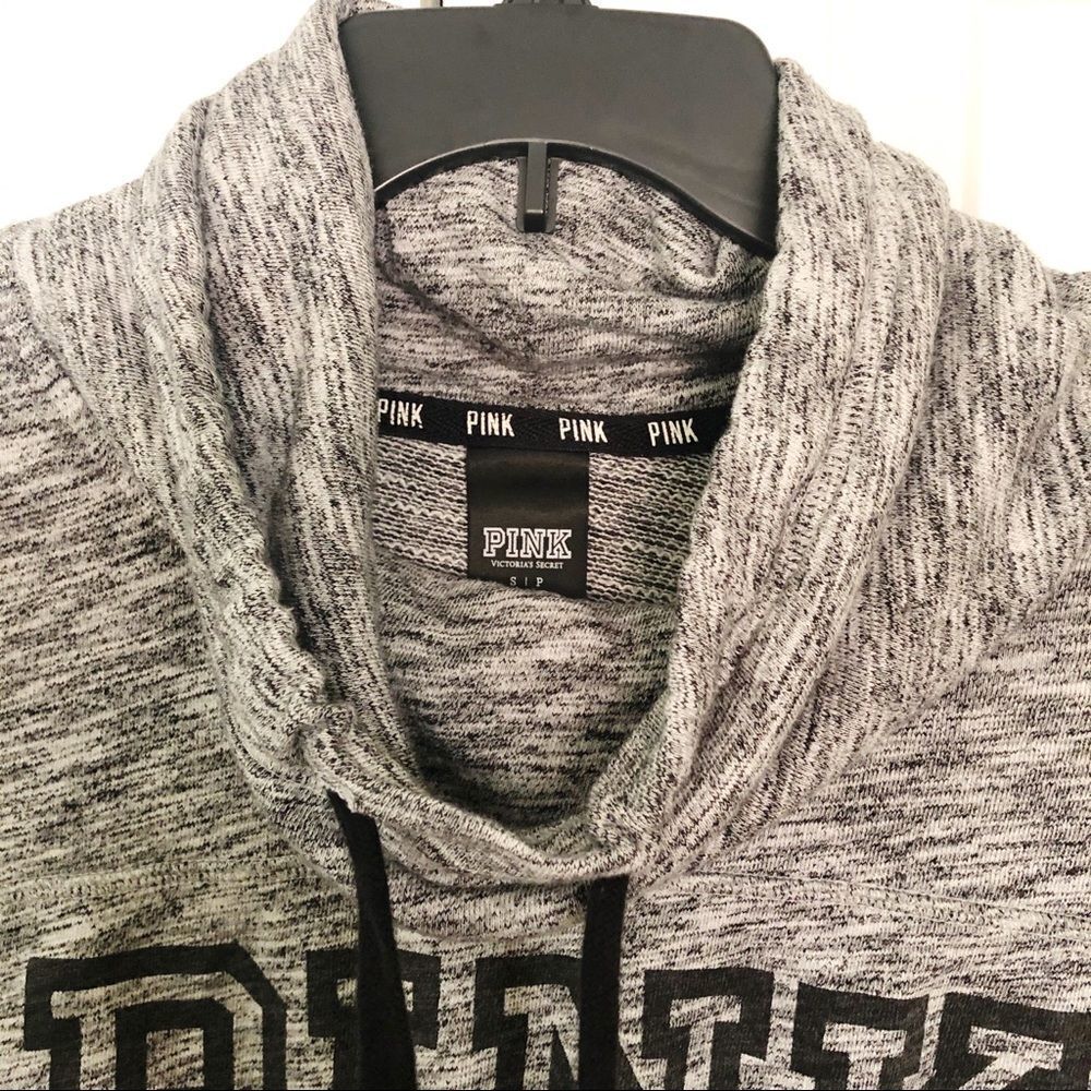 PINK VICTORIA’S SECRET Cowl Neck Sweatshirt S - Picture 3 of 6